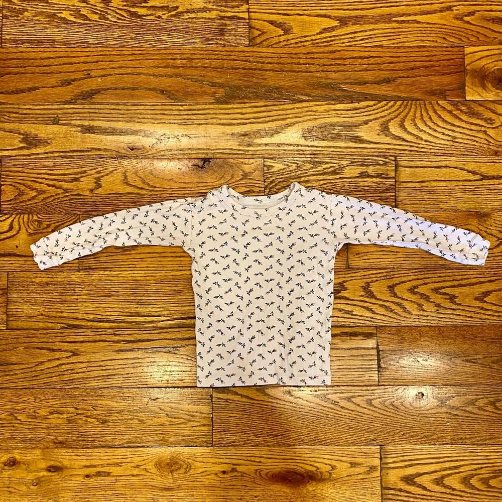 GAP - Floral Holly Organic Cotton Pajama Set - Size 4T